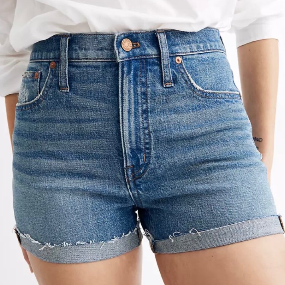 Madewell High Rise Denim Shorts NWT
